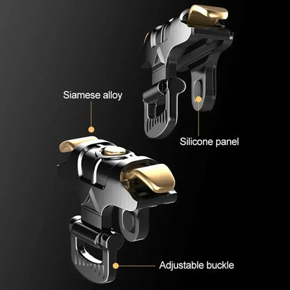 2pcs Mobile Phone Gaming Accessories Game Trigger Controller for PUBG L1 R1 ABS Key Button for IOS Android Gamepad Joystick