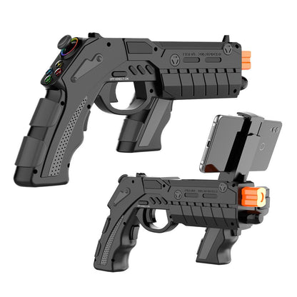 Ultimate Wireless Gaming Gun for PS4, Android, iOS & PC | Gyro Aiming, Vibration Feedback, Rapid Fire & RGB Lighting