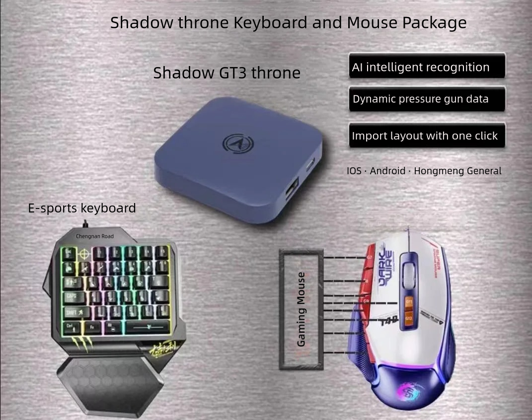 Fengfan Keyboard and Mouse Converter for PUBG Action Cod Subway Escape Fortnite Game Converter for Android and iOs
