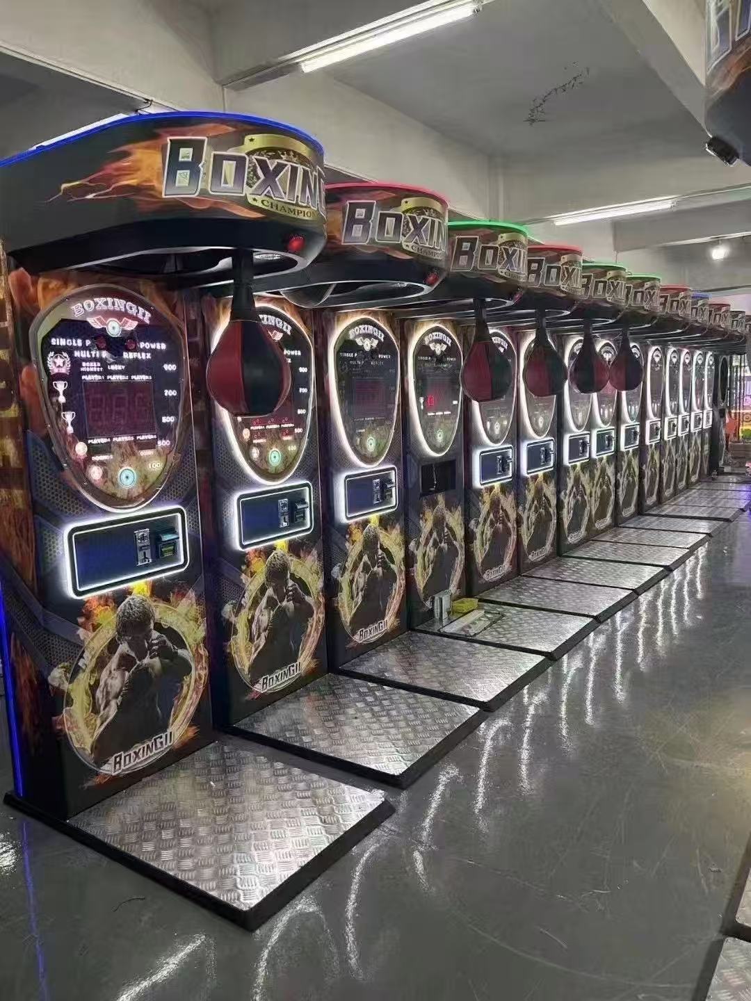 Dragon Fist III Boxing Game Machine - High Score Force Meter for Arcades, Bars, Man Cave (Coin Operated / Digital Decompression Sensor)