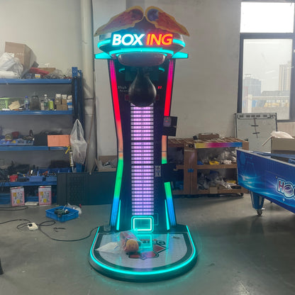 Dragon Fist III Boxing Game Machine - High Score Force Meter for Arcades, Bars, Man Cave (Coin Operated / Digital Decompression Sensor)