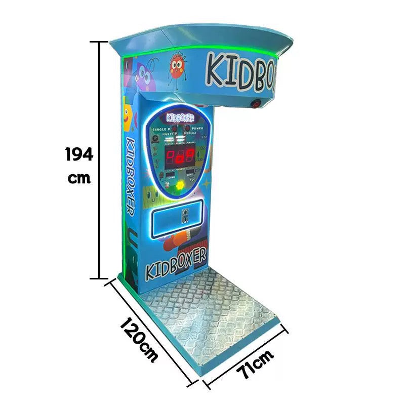 Dragon Fist III Boxing Game Machine - High Score Force Meter for Arcades, Bars, Man Cave (Coin Operated / Digital Decompression Sensor)