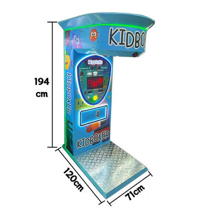 Dragon Fist III Boxing Game Machine - High Score Force Meter for Arcades, Bars, Man Cave (Coin Operated / Digital Decompression Sensor)