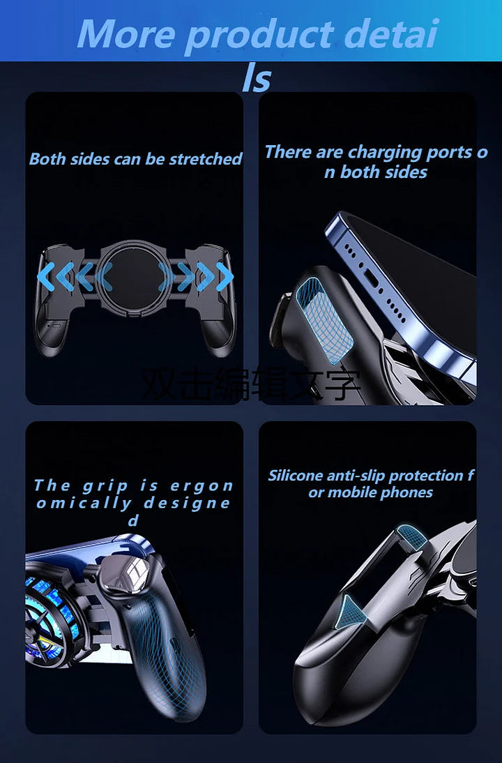 TIKTOK popular mobile phone semiconductor cooling 2-in-1 game controller
