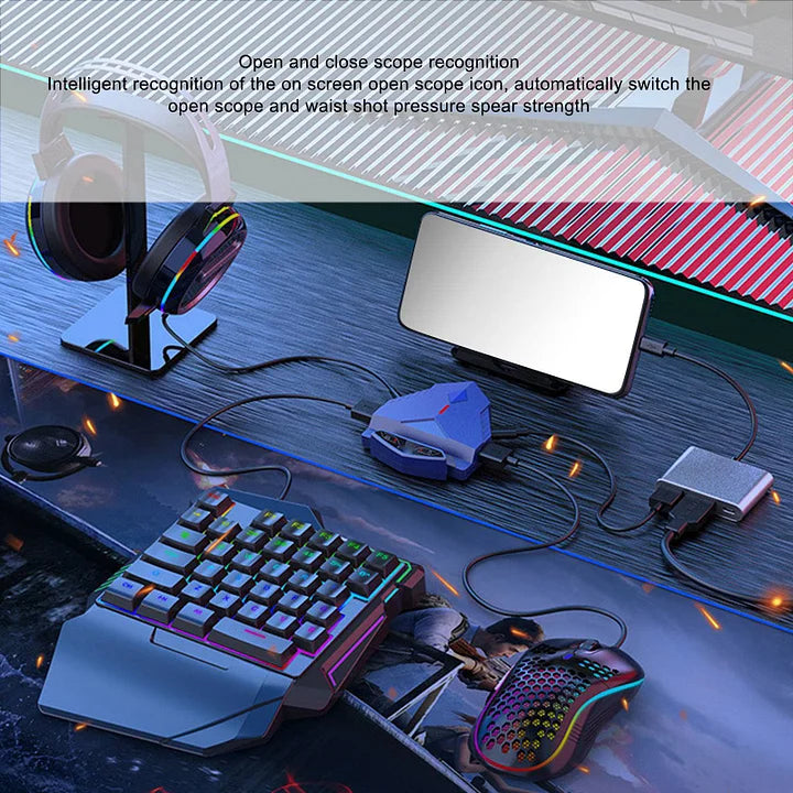 TIKTOK Hot Sale Keyboard and Mouse Converter PUBG Game Live Specialized Keyboard and Mouse Set