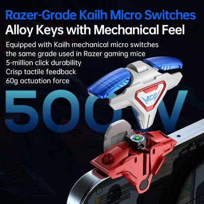 ACE Professional Wireless Gaming Controller - Zero-Latency Anti-Slip Design / 50 Million-Click Mouse Switches / Compatible with iOS & Android Phones