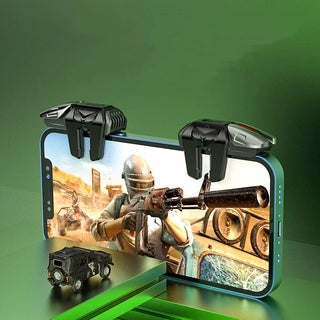 Fengfan Trigger 2pcs Mobile Game Controller 6-finger game trigger portable