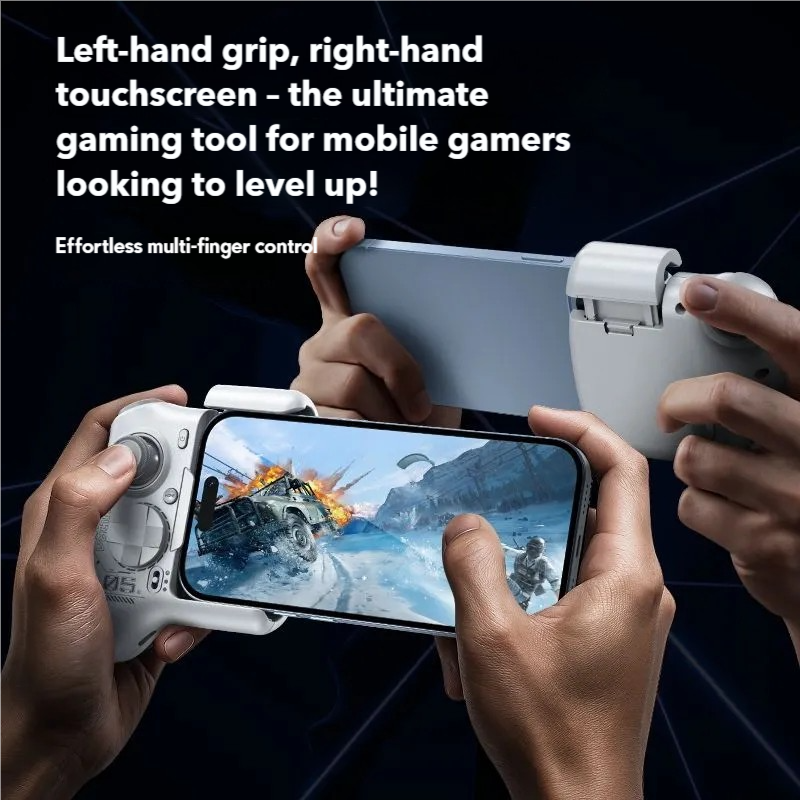 【Hall Sensing Tech】X-Pro Gaming Controller | 0.3mm Ultra-Fast Trigger & 5 Million-Click Micro-Switches | Compatible with 9” Tablets & Phones (Case-On Supported) | Pro Mobile Gaming Gear