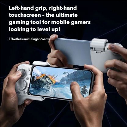 【Hall Sensing Tech】X-Pro Gaming Controller | 0.3mm Ultra-Fast Trigger & 5 Million-Click Micro-Switches | Compatible with 9” Tablets & Phones (Case-On Supported) | Pro Mobile Gaming Gear