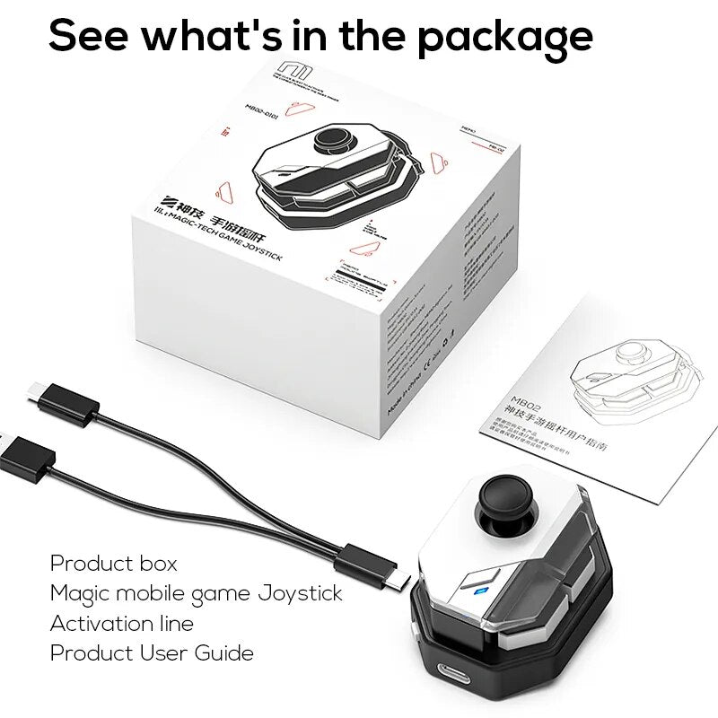Fengfan Pro Wireless Game Controller for Android & iOS - MFi Certified Bluetooth/USB-C Mobile Gaming Controller with Dual Joysticks & Recoil Control for Shooting Games