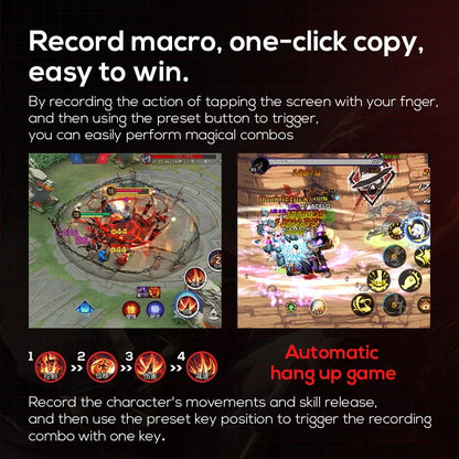 Fengfan Pro Wireless Game Controller for Android & iOS - MFi Certified Bluetooth/USB-C Mobile Gaming Controller with Dual Joysticks & Recoil Control for Shooting Games