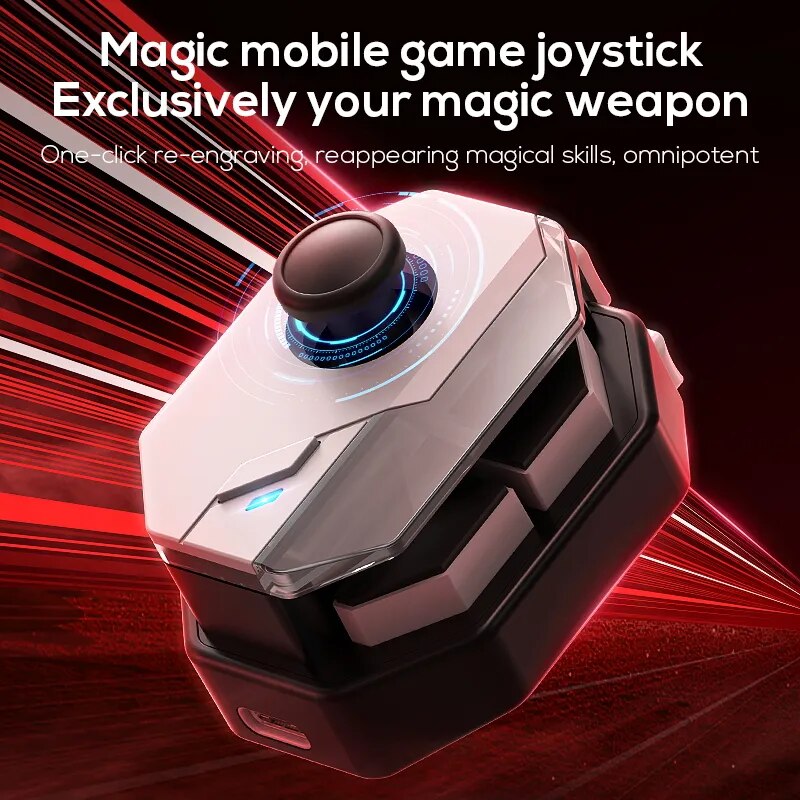 Fengfan Pro Wireless Game Controller for Android & iOS - MFi Certified Bluetooth/USB-C Mobile Gaming Controller with Dual Joysticks & Recoil Control for Shooting Games