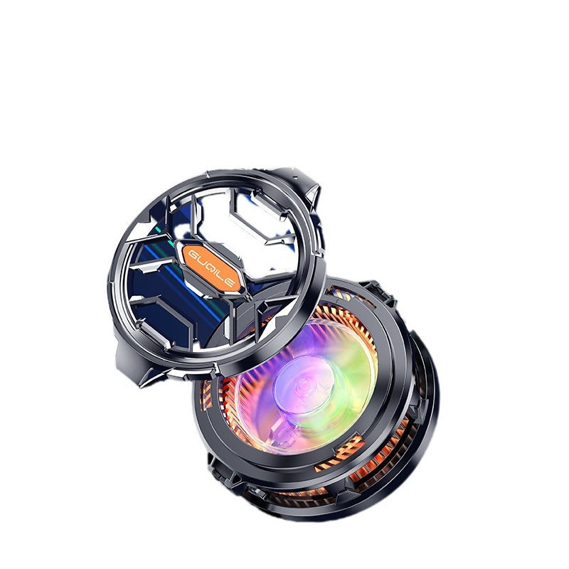 FengfanNEW Magnetic/Back Clip 2-in-1 Cell Phone Semiconductor Cooling Fan FF03 for IPhone IOS Android PUBG Game Cooler