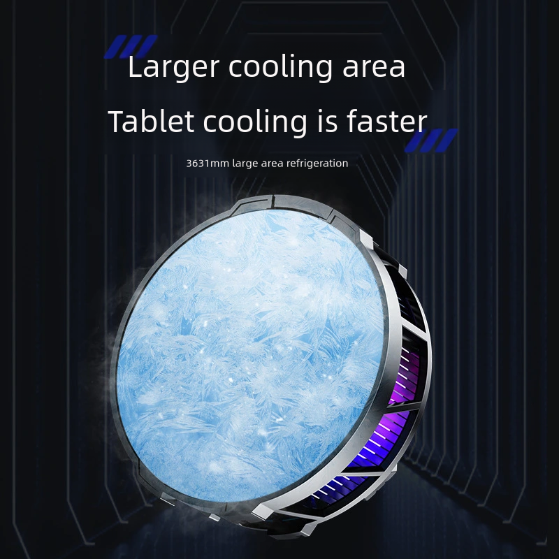 FengfanNEW Magnetic/Back Clip 2-in-1 Cell Phone Semiconductor Cooling Fan FF03 for IPhone IOS Android PUBG Game Cooler