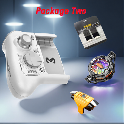 【Hall Sensing Tech】X-Pro Gaming Controller | 0.3mm Ultra-Fast Trigger & 5 Million-Click Micro-Switches | Compatible with 9” Tablets & Phones (Case-On Supported) | Pro Mobile Gaming Gear