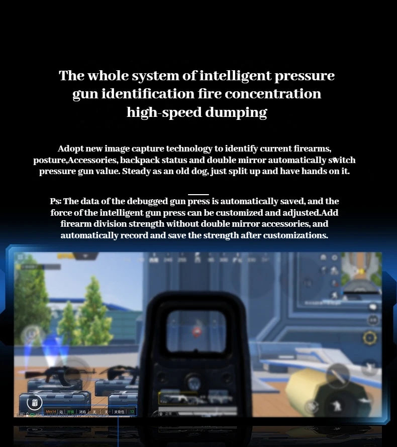 Fengfan Phantom FF03 Pro Wireless Gaming Controller - Programmable Shadow Buttons & Pressure-Sensitive Triggers for Phone/Tablet Gaming