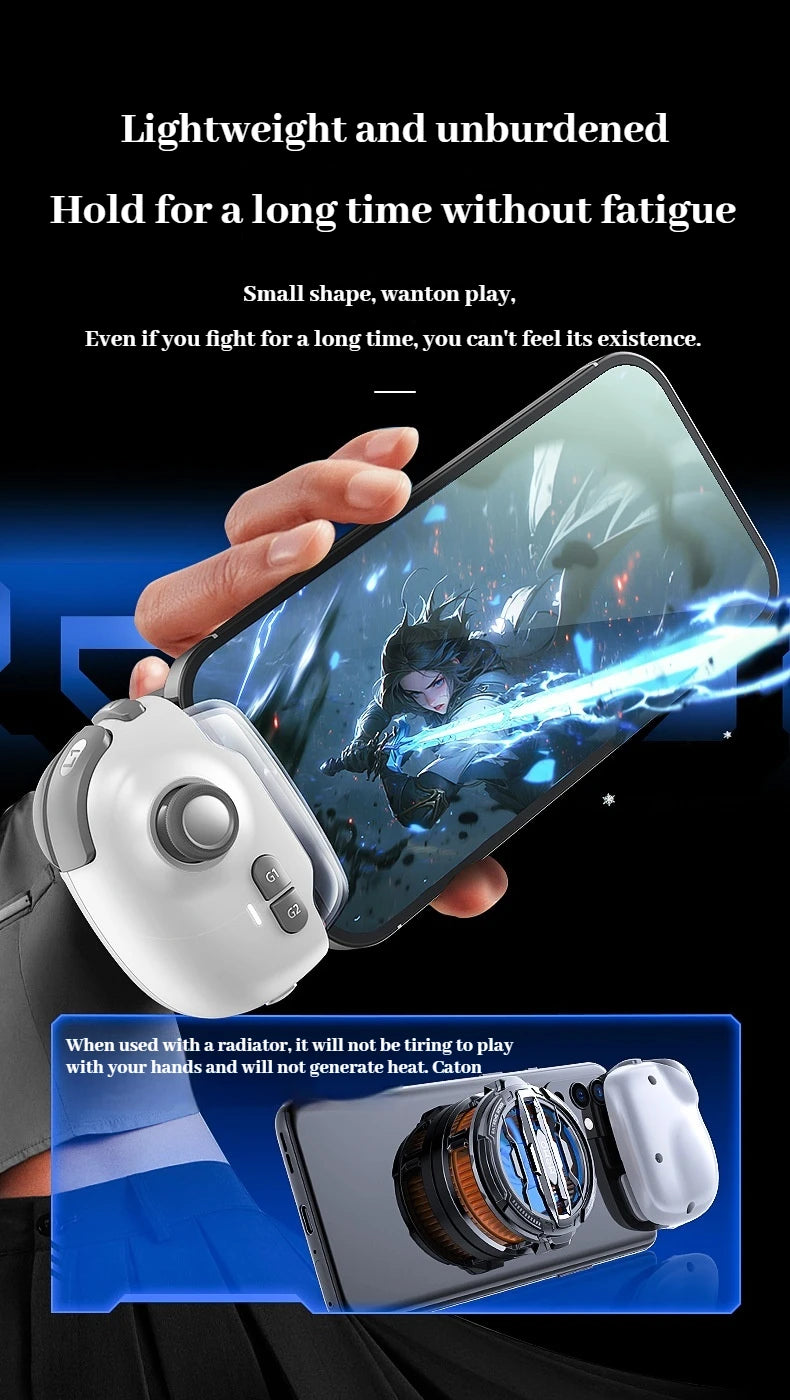 Fengfan Phantom FF03 Pro Wireless Gaming Controller - Programmable Shadow Buttons & Pressure-Sensitive Triggers for Phone/Tablet Gaming