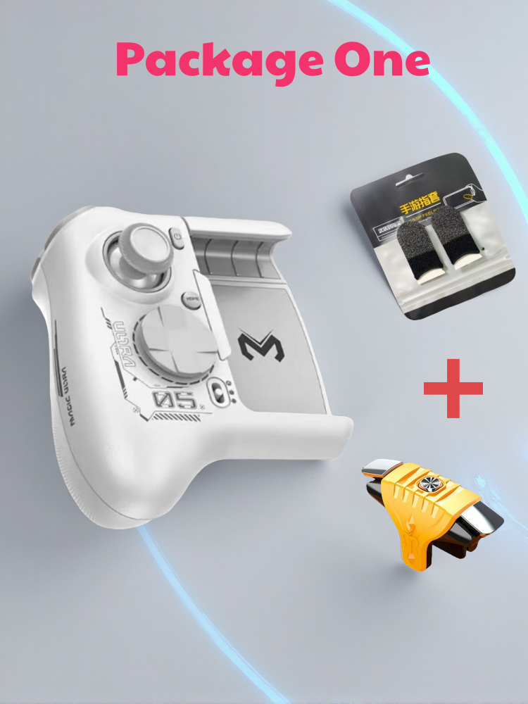 【Hall Sensing Tech】X-Pro Gaming Controller | 0.3mm Ultra-Fast Trigger & 5 Million-Click Micro-Switches | Compatible with 9” Tablets & Phones (Case-On Supported) | Pro Mobile Gaming Gear