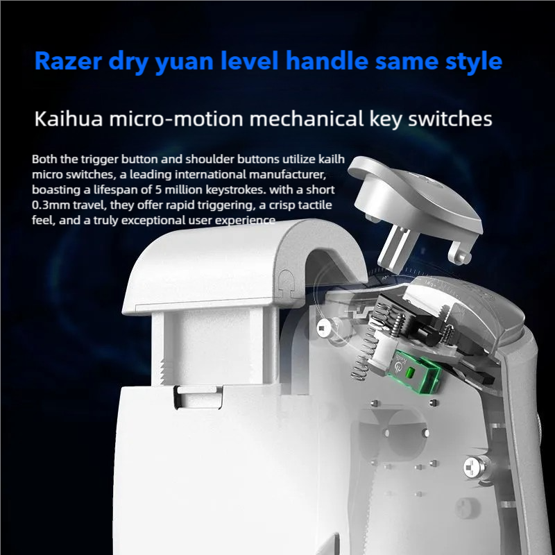 【Hall Sensing Tech】X-Pro Gaming Controller | 0.3mm Ultra-Fast Trigger & 5 Million-Click Micro-Switches | Compatible with 9” Tablets & Phones (Case-On Supported) | Pro Mobile Gaming Gear