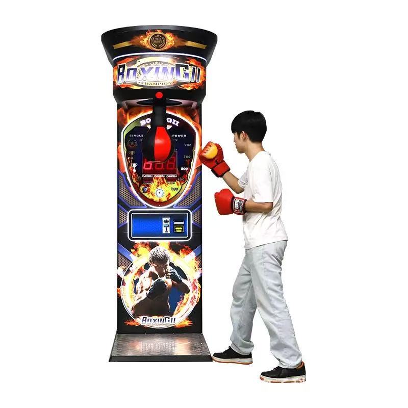 Dragon Fist III Boxing Game Machine - High Score Force Meter for Arcades, Bars, Man Cave (Coin Operated / Digital Decompression Sensor)