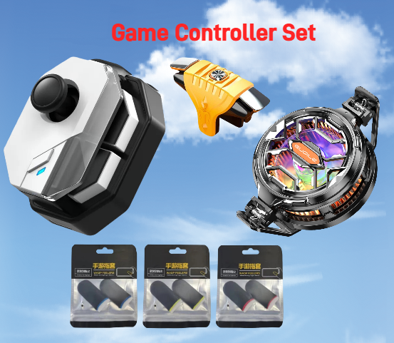 Fengfan Pro Wireless Game Controller for Android & iOS - MFi Certified Bluetooth/USB-C Mobile Gaming Controller with Dual Joysticks & Recoil Control for Shooting Games