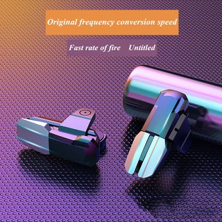 Fengfantrigger Gamepad Joystick For PUBG Mobile Controller Auto High Frequency Click Joypad Trigger Button, L1R1 Shooter for Android iO
