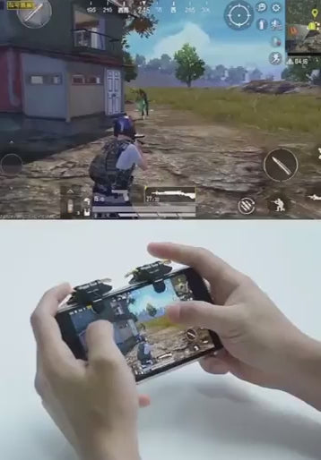 2pcs Mobile Phone Gaming Accessories Game Trigger Controller for PUBG L1 R1 ABS Key Button for IOS Android Gamepad Joystick