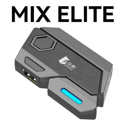 One Hand Half Keyboard Mouse USB Splitter Type-C Adapter Gaming Combo, Mini Size Compact Wired Set for LOL/Wow/fortnite/Dota/PUBG